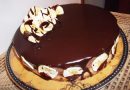 Dia das Mães com Torta de Banana com Mousse de Chocolate